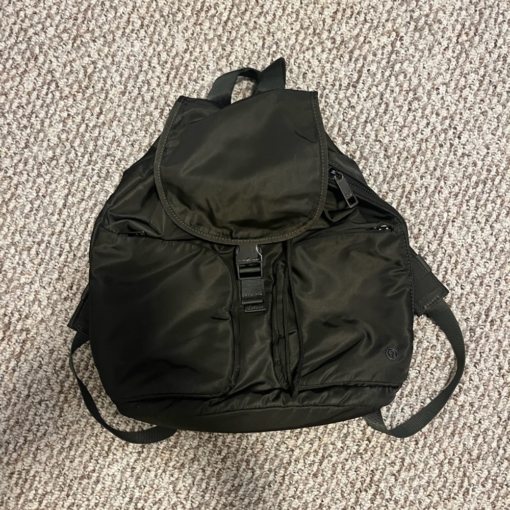 Olive Green Lululemon Backpack
